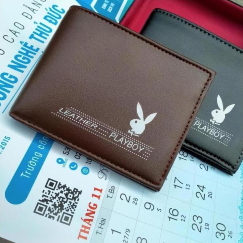 🎁Giá Dùng Thử🎁 Ví Ngang Nam Bóp Nam PlayBoy Tặng Kèm Hộp Bỏ Vừa Các Loại Giấy Tờ,Có Khóa Kéo Hiện Đại SI_PLAY