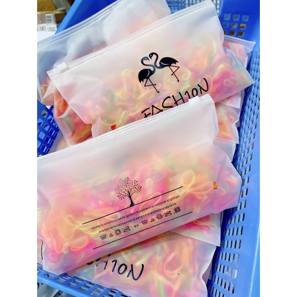 Bịch chun nịt buộc tóc đóng túi Zip mẫu mới đẹp xỉu 🥰.