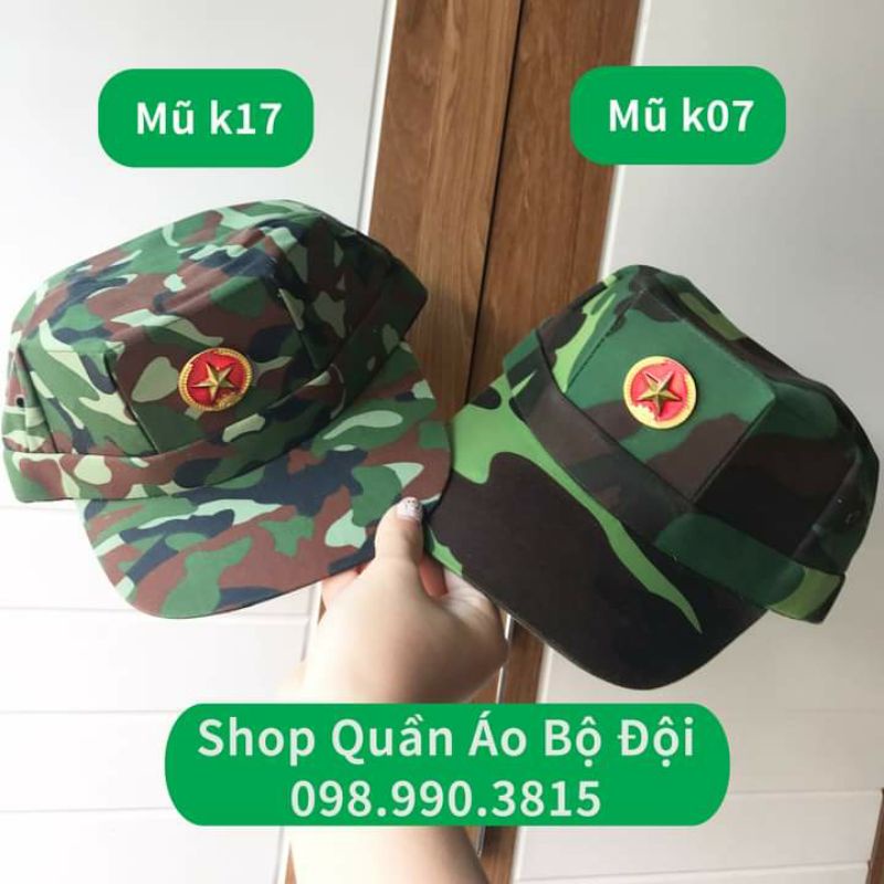 mũ lưỡi trai cho lính