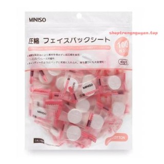 Mặt nạ giấy nén Miniso Nhật Bản