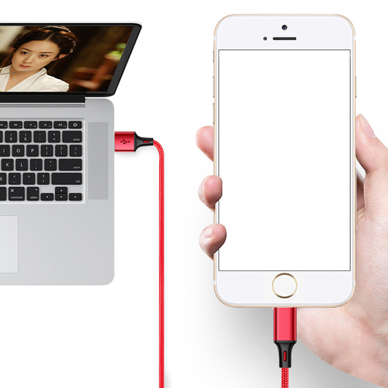 Dây Cáp Sạc Nhanh 3a 3 Trong 1 Usb C / Micro Usb Loại C Cho Apple Android Lqz