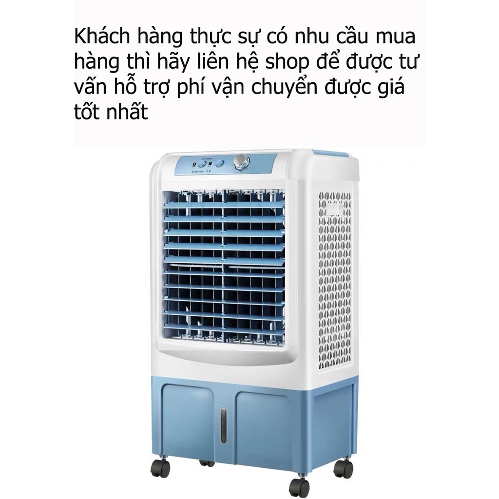 Quạt điều hòa, Quạt hơi nước, hơi đá dung tích 40L công suất lớn (Bảo Hành 1 năm)