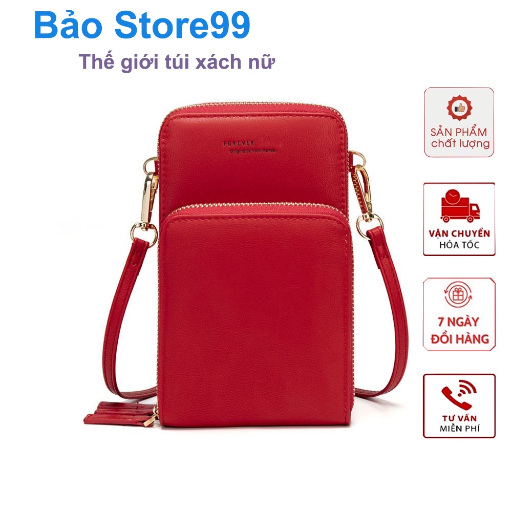Ví nữ,túi đeo chéo mini chống nước có thể vừa đựng điện thoại vừa sử dụng TC03