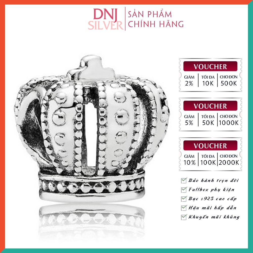 Charm bạc 925 cao cấp, bộ tổng hợp các mẫu charm bạc DNJ để mix vòng charm - Bộ sản phẩm từ DN65 đến DN80