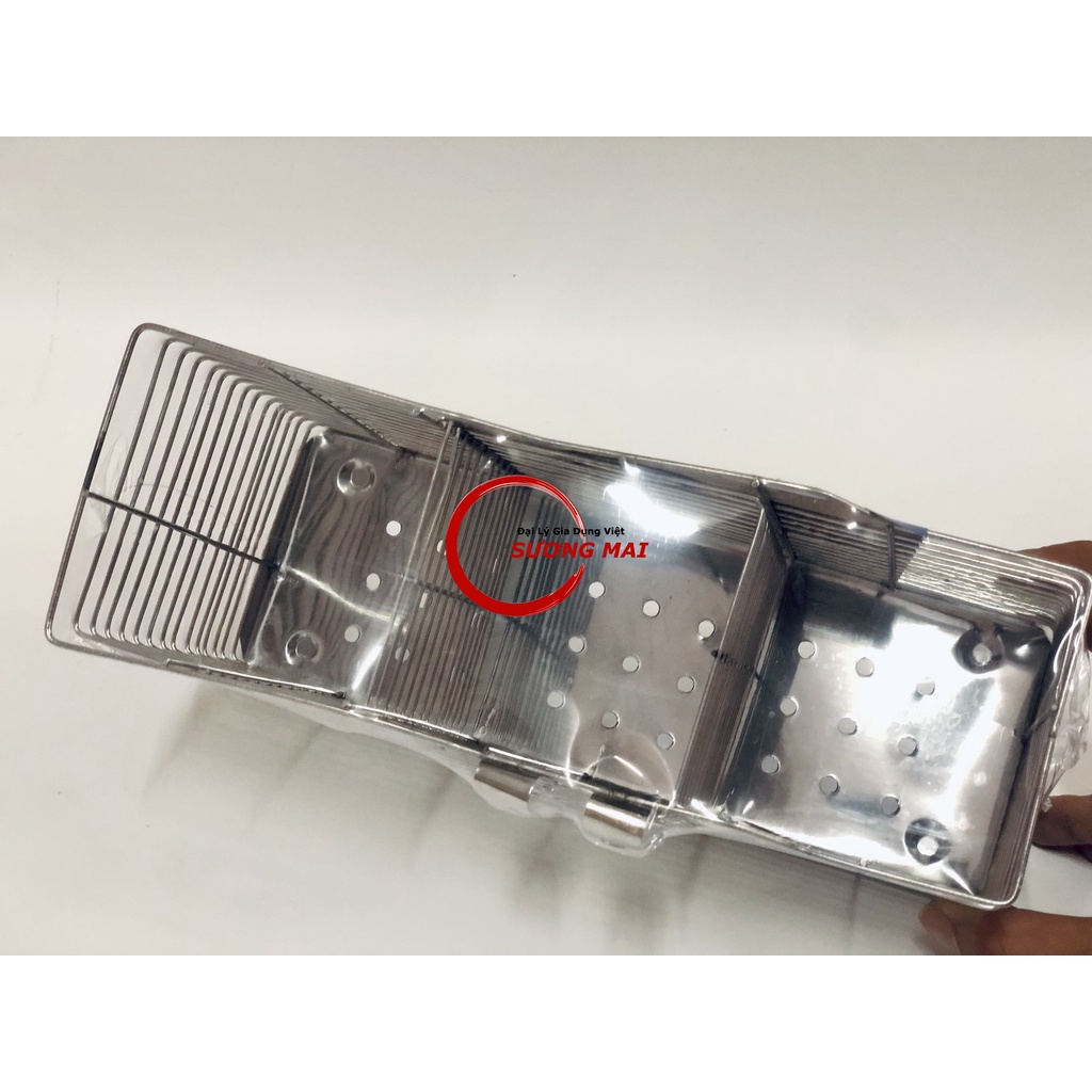[Giá Sỉ] Ống Đũa Inox 304, Sọt Đũa Inox 1 2 3 Ngăn