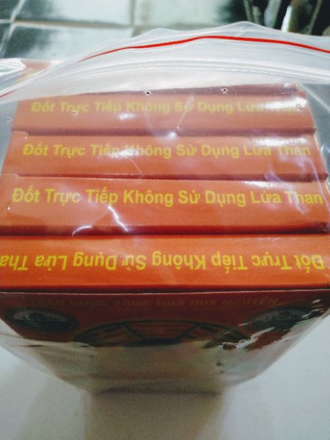 Hộp bột Xông nhà phong thủy đốt trực tiếp không dùng than