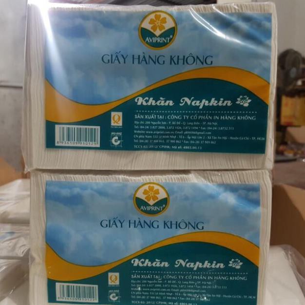 Giấy ăn hàng không Napkin cao cấp loại 1 gói 400g