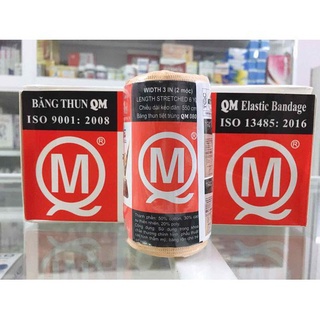 Băng chun y tế 2 móc - QM, băng chun cố định đầu gối, cổ chân, tay tiện lợi