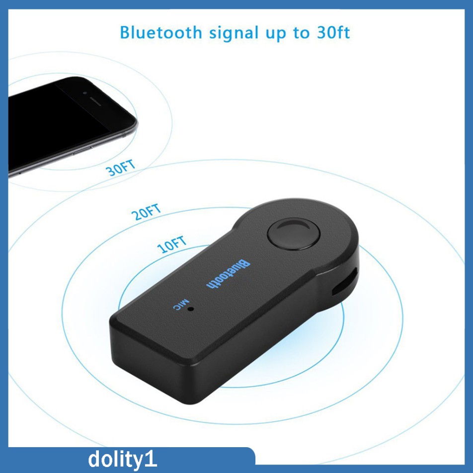 Thiết Bị Nhận Tín Hiệu Bluetooth Không Dây Jack Cắm 3.5mm Cho Xe Hơi