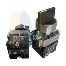 Chint Công tắc xoay chuyển mạch 2, 3 vị trí thân sắt Chint và Chanan phi 22 NP2-BD