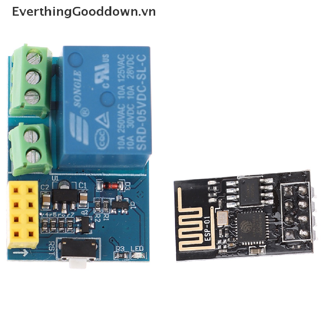 Bộ Rơ Le Điều Khiển Từ Xa ESP8266 ESP-01S + Mô Đun WiFi 5V Chuyên Dụng Cho Gia Đình Thông Minh