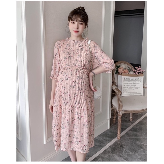 ĐẦM BẦU DẬP LI HOA NHÍ MÀU XINH, cam kết y hình, không giống hình hoàn tiền 100%