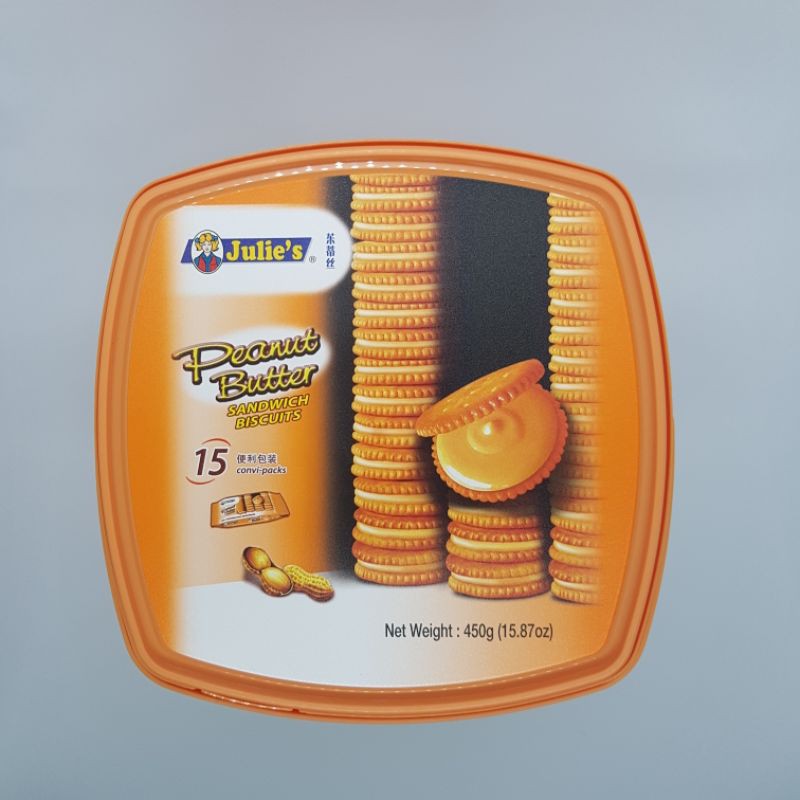 Bánh Quy Julie's Bơ Đậu Phộng Peanut Butter Sandwich (Hộp 450g)