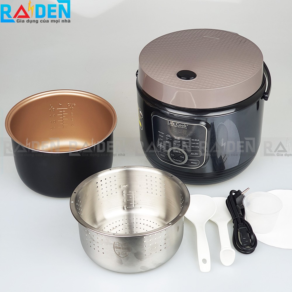 Nồi cơm điện 2 lòng tách đường 1.8L Apechome LikeCook