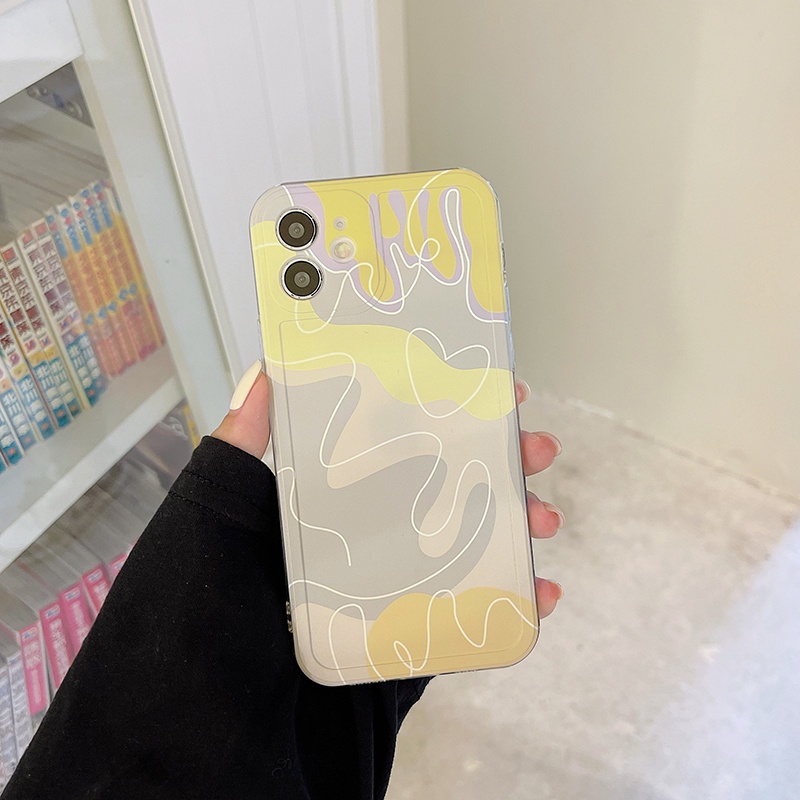 ốp iphone 11 Ốp điện thoại từ TPU họa tiết đơn giản cho iPhone 11 Pro Max X Xr Xs Max 7 8 Plus Se 2020 12 pro max 12 mini