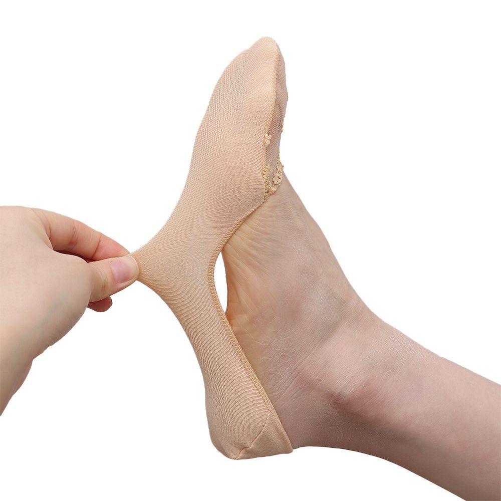 1 Đôi Tất Ren Ngắn Trong Suốt Chống Trượt Thoáng Khí Mềm Mại