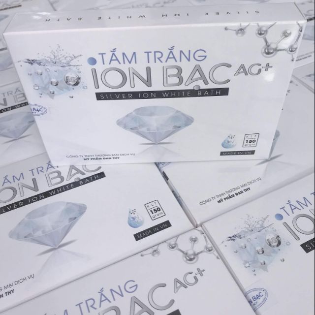 Set tắm trắng ion bạc