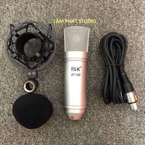 Combo Sound Card K300 Autotune Và Micro Thu Âm ISK At100 Livestream Chuyên Nghiệp