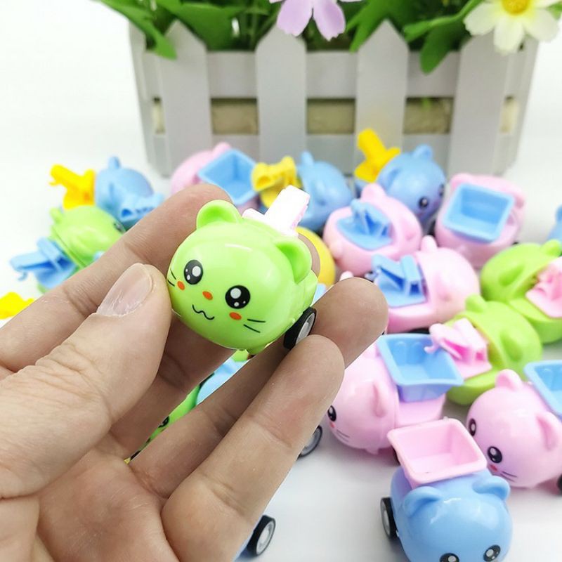 Đồ Chơi Ô Tô Trẻ Em Chạy Cót Hình Thú Dễ Thương Cho Bé - Xe Ô Tô Cho Bé Nhiều Màu Sắc  Sóc_toystore