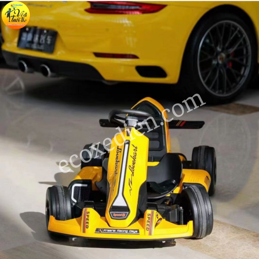 Xe oto điện trẻ em KART 8 xe đua F1 mini