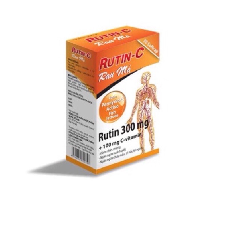 Rutin C rau má hộp 30 viên