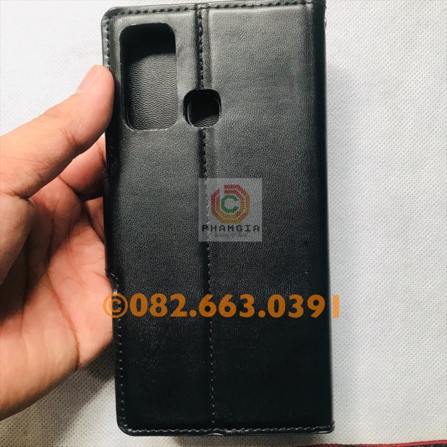 Bao da Vivo Y50 da mịn cao cấp, có ngăn để thẻ