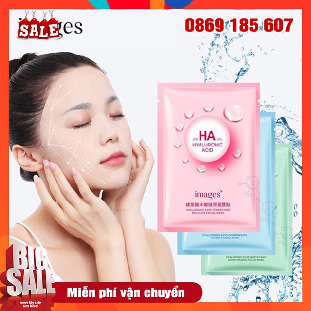 Mặt Nạ Giấy HA Images Chiết Xuất Từ Thiên Nhiên Cân Bằng Độ Ẩm Chăm Sóc Da Mịn Màng