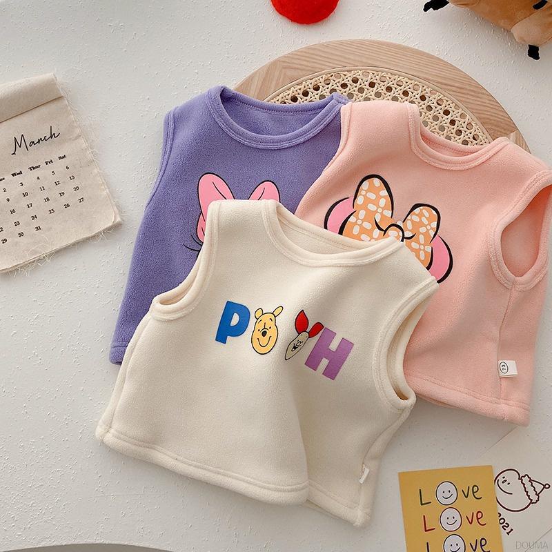 Áo không tay họa tiết hoạt hình dành cho bé