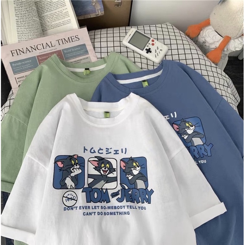 Áo thun tay lỡ nam nữ, áo phông unisex form rộng chất cotton mát mịn thấm hút mồ hôi in hình FON | BigBuy360 - bigbuy360.vn