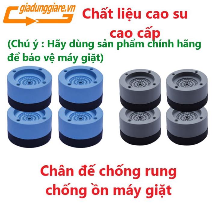 (Chính hãng) Bộ 04 chân kê máy giặt TABI HOME chống rung, chống ồn, chống xe dịch giúp tăng tuổi thọ máy giặt hiệu quả