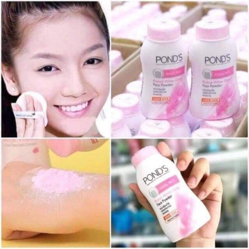 Phấn POND'S ANGEL FACE Pinkish White Grow Protection UVA/UVB _ THÁI LAN