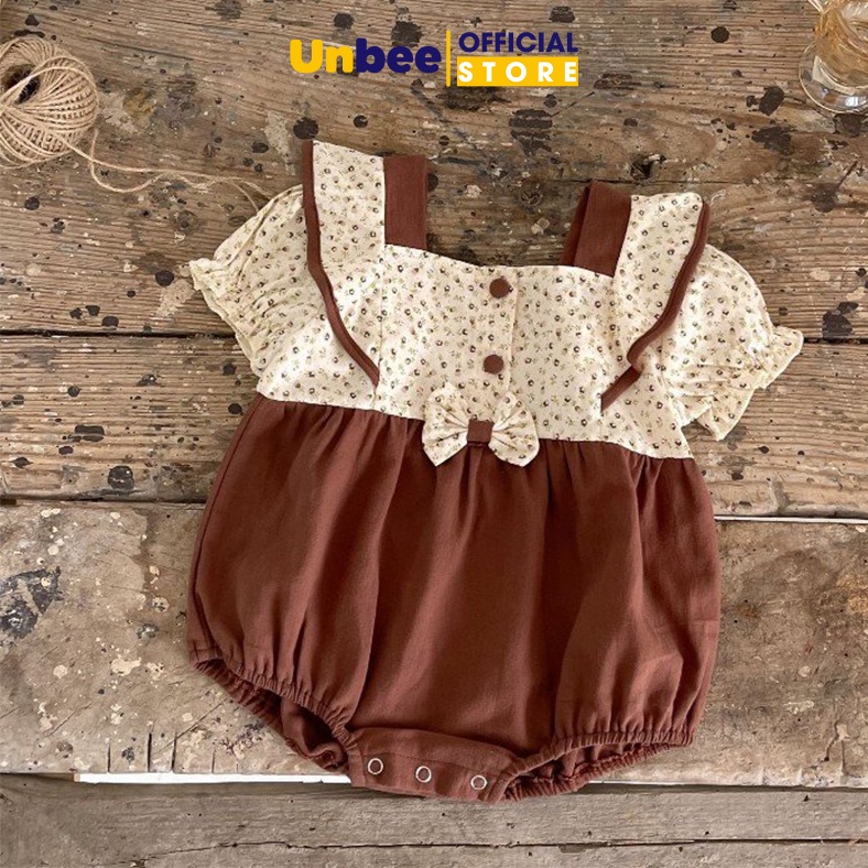 Bodysuit Cho Bé Gái, Body Bé Gái Kèm Nơ Phong Cách Hàn Quốc, Chất Vải Thoáng Mát, Thấm Hút Mồ Hôi - Zun baby - BS031