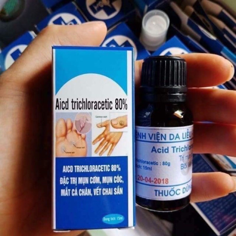 A . c. i . d Trichloraceatic 80% Mụn cóc - Mụn cơm - Mắt cá chân - Vết chai sần