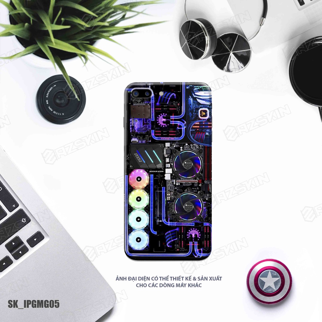 Miếng Dán Skin Hình Gaming Gear Cho IPhone 7/14 Pro Max |SK_IPGMG05| Chất Liệu Cao Cấp, Hình In sắc Nét, Cán Film 3M