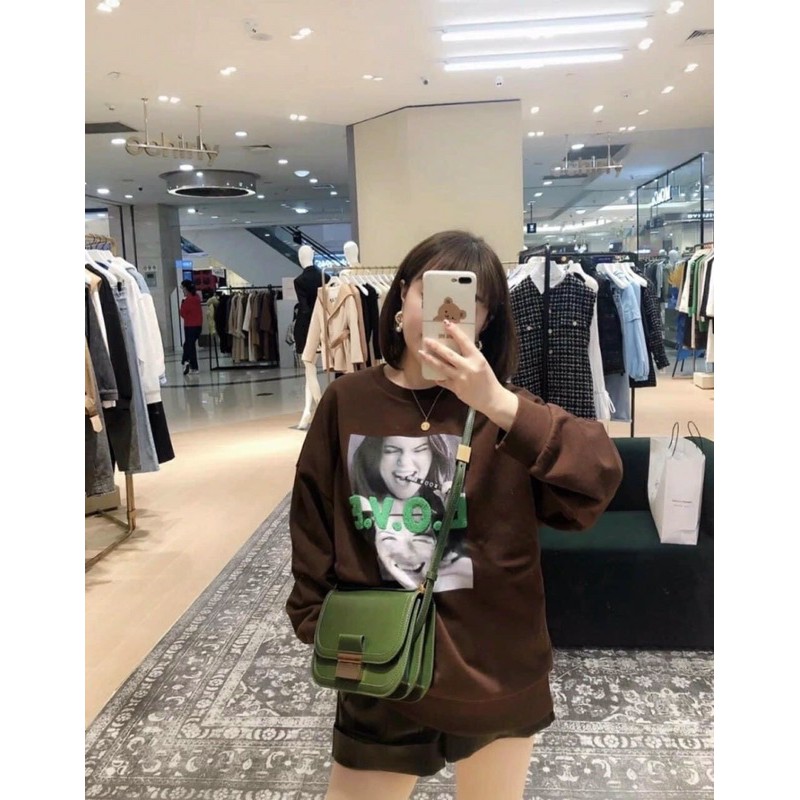 Túi đeo chéo nữ CnK Vintage bo viền LHN•1400