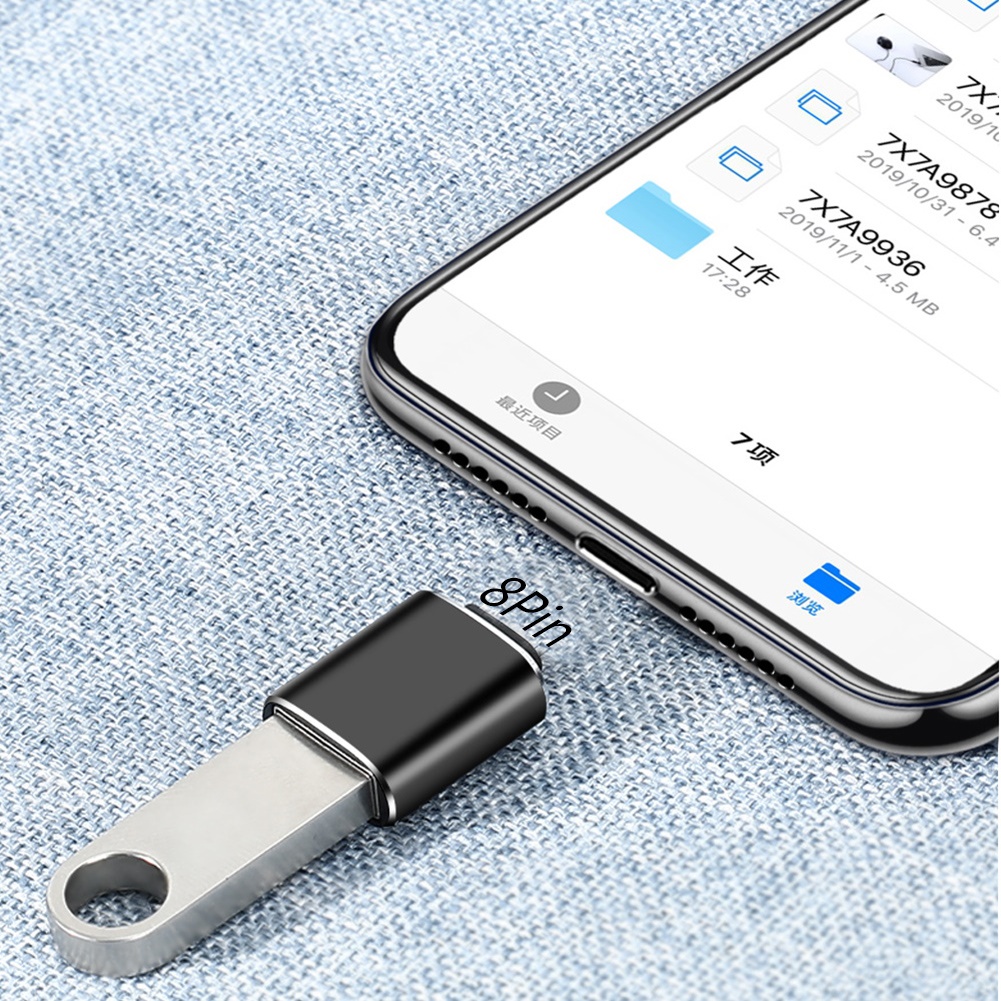 IPHONE Đầu Chuyển Đổi Từ Cổng Usb 3.0 Sang 8pin Tiện Dụng