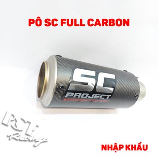 Pô SC full carbon cao cấp nhập khẩu