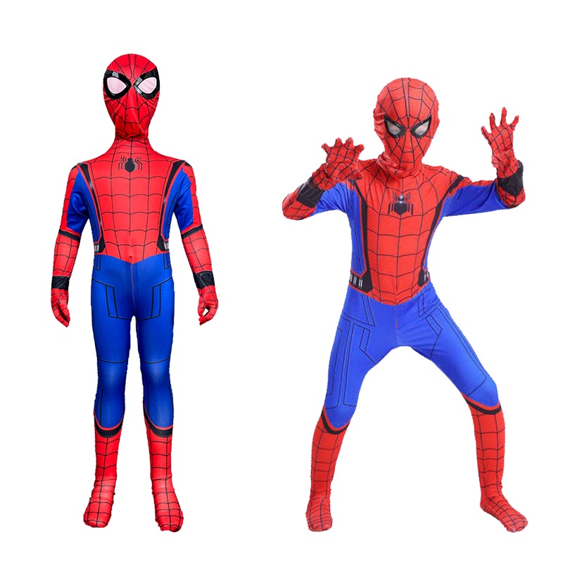 Bộ Áo Liền Quần Hóa Trang Người Nhện Cho Người Lớn Và Trẻ Em Dịp Halloween