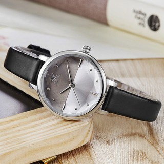 [HÀNG NHẬP KHẨU] Đồng hồ nữ SK Korea SH8009 mặt kim cương 3D cao cấp