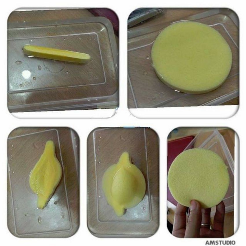 Miếng rửa mặt bọt biển 1 gói 12 miếng bông nở rửa mặt dạng nén tiện lợi DANA