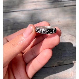 nhẫn chrome hearts bạc s925