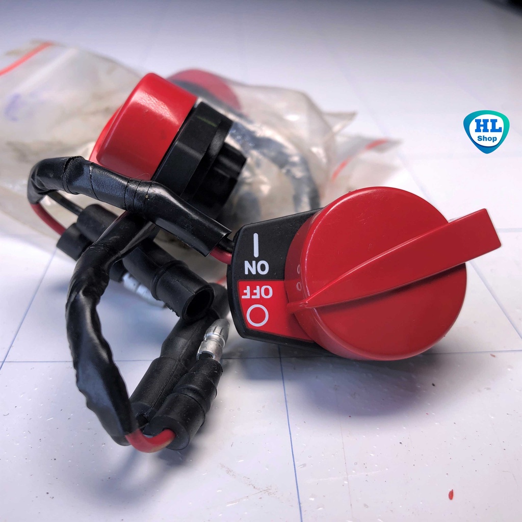 Công tắc bật tắt Động cơ xăng , cho động cơ 5.5Hp, 6.5Hp, Honda, GX100, GX160, GX200 máy phát điện 2kw, 3kw