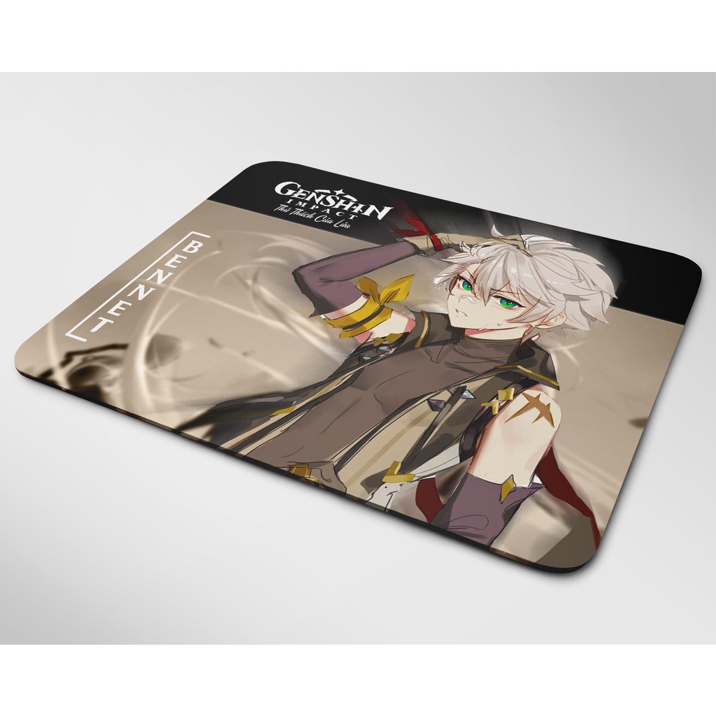 Lót chuột cỡ lớn, bàn di chuột, mouse pad nhân vật Bennett Genshin Impact