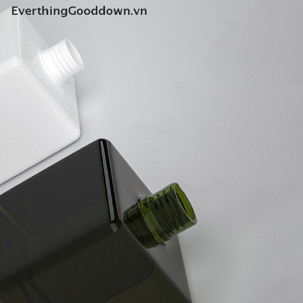 Everthinggooddown Chai Nhựa Rỗng Trong Suốt Đựng Dầu Gội Đầu