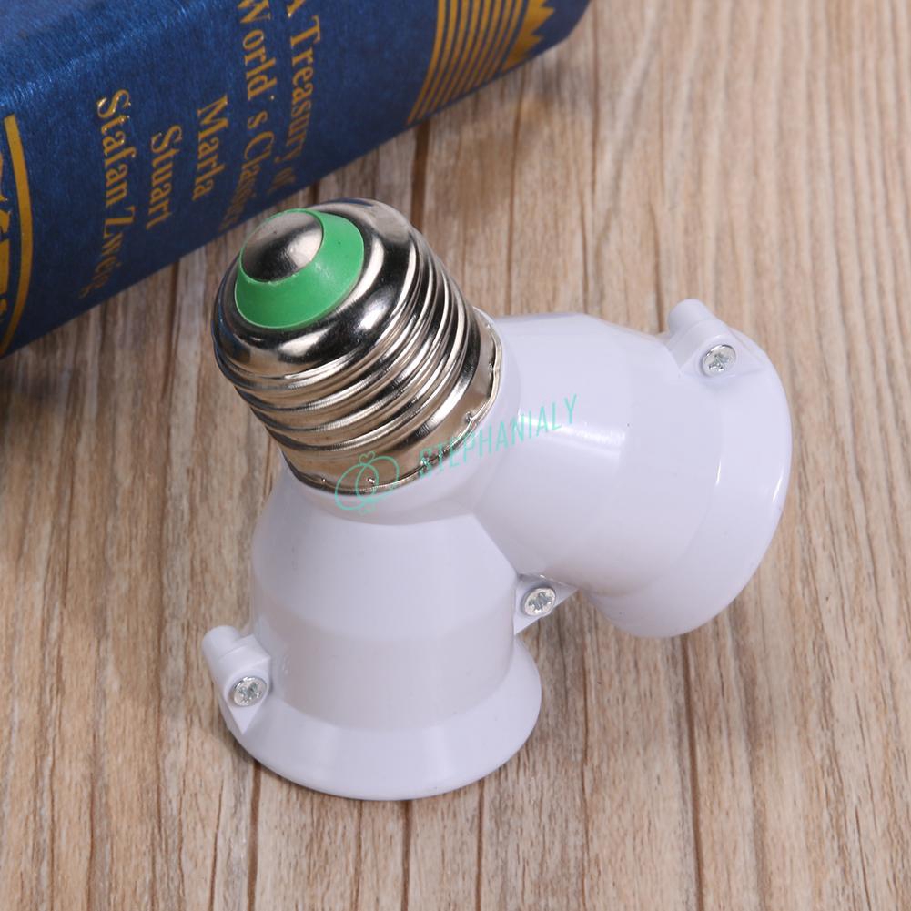 Chuôi Đèn Chia Bóng Đèn 2 Trong 1 E27 Đứng