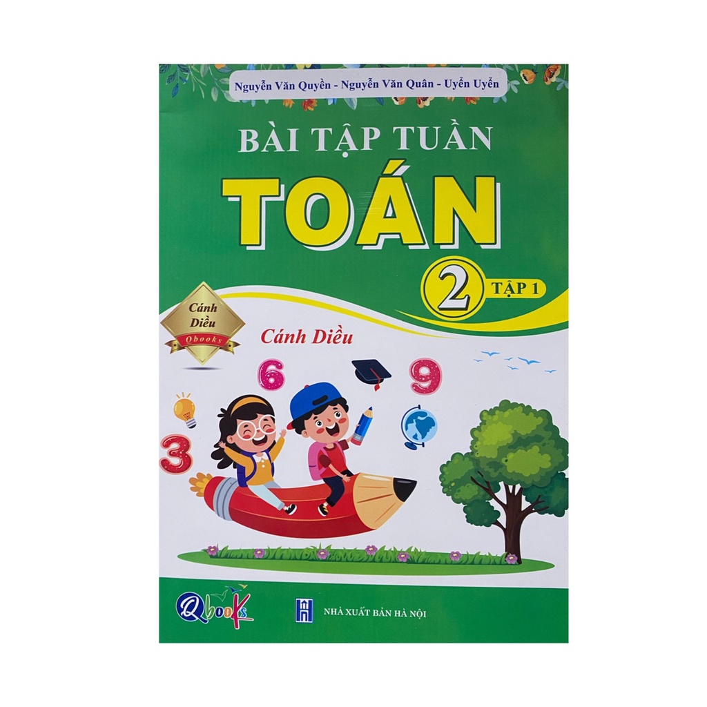 Sách - Combo Bài tập tuần Toán 2 ( Cánh diều )