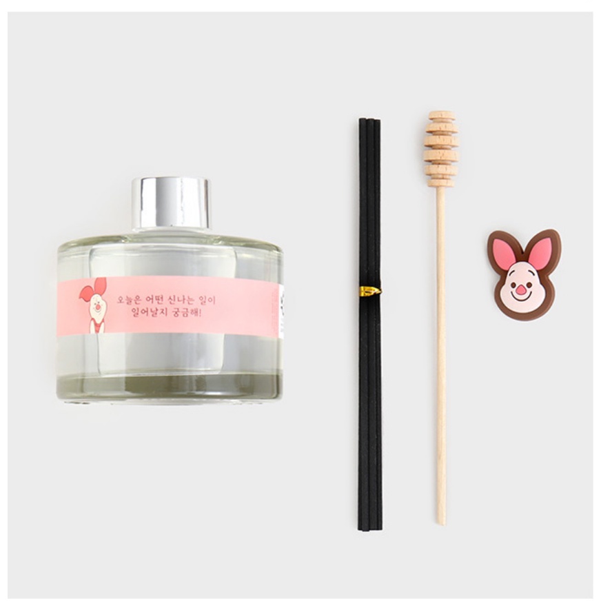DAISO Nước Hoa Trong Nhà 2 Mùi Hương Hoa Oải Hương / Cotton Hình Winnie the Pooh 200ml