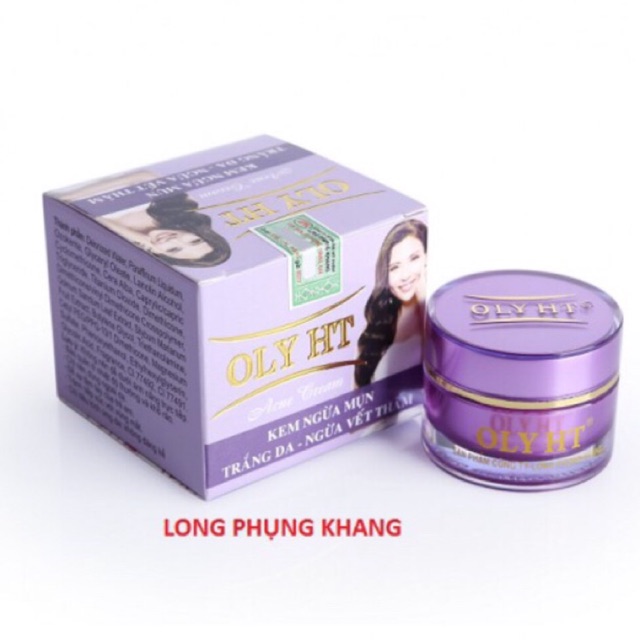 Kem ngừa mụn- trắng da - ngừa vết thâm 12g oly HT