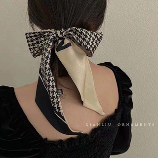 Dây Cột Tóc Vải Lụa Thắt Nơ Xinh Xắn Cho Nữ