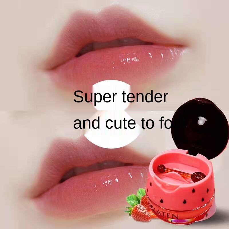 Hộp đựng mặt nạ dưỡng ẩm môi PILATEN 10g kèm cọ tiện dụng